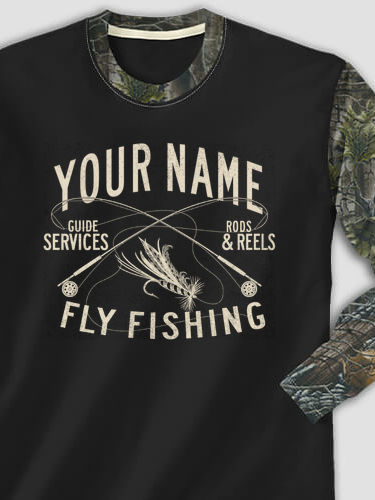 Fly Fishing Guide : Printed 2-Tone Camo Long Sleeves