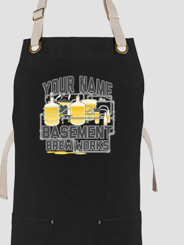 Basement Brew Works : Printed Canvas Work Aprons