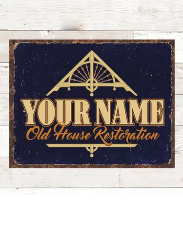 Old House Restoration : Tin Signs