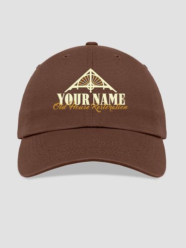 Old House Restoration : Embroidered Baseball Hats