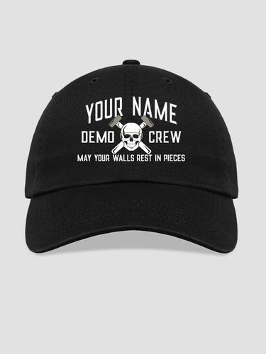 Demo Crew : Embroidered Baseball Hats
