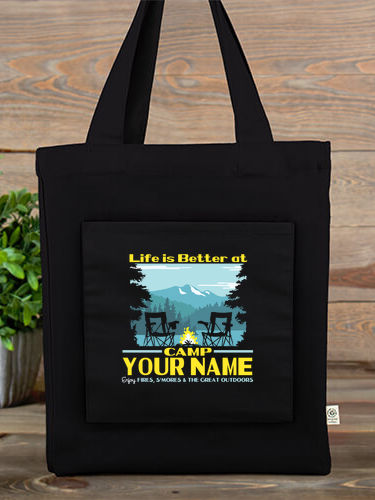 Life Is Better : Canvas Totes