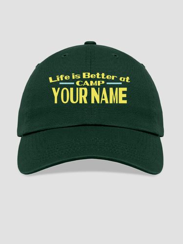 Life Is Better : Embroidered Baseball Hats