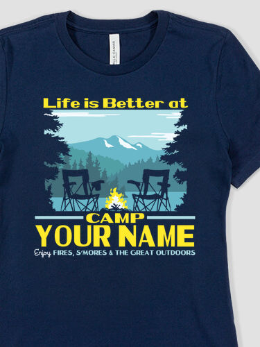Life Is Better : Premium Ladies T-Shirts