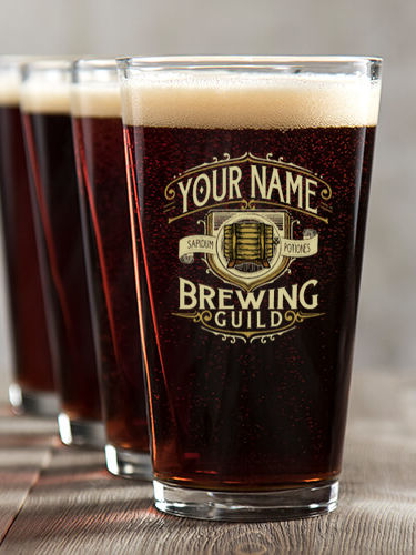 Brewing Guild : Pint Glasses - Color Printed