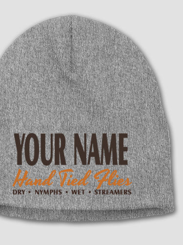 Hand Tied Flies : Embroidered Beanies