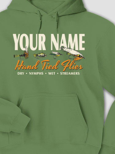 Hand Tied Flies : Printed Hoodies