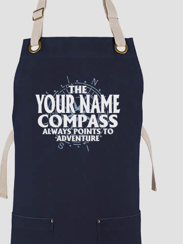 Compass : Printed Canvas Work Aprons