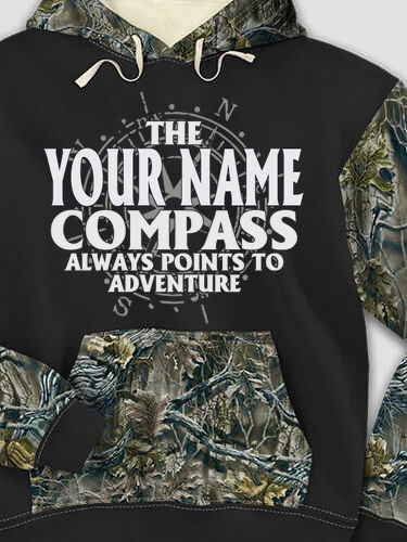 Compass : Printed 2-Tone Camo Hoodies