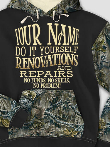 Do It Yourself : Printed 2-Tone Camo Hoodies