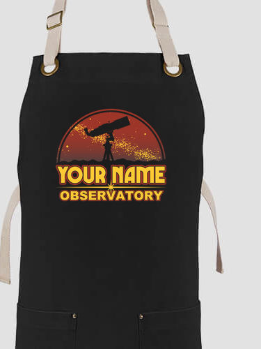 Observatory : Printed Canvas Work Aprons