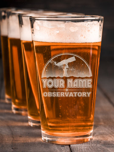 Observatory : Pint Glasses - Engraved