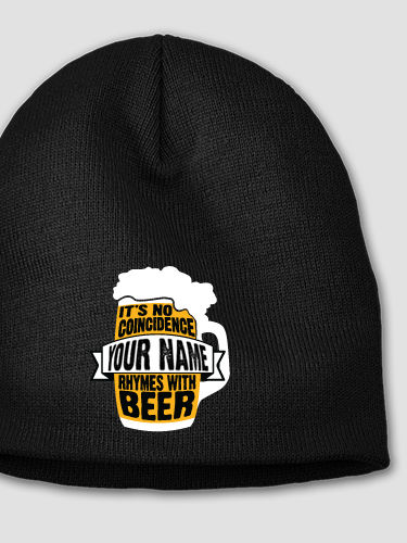 Rhymes With Beer : Embroidered Beanies