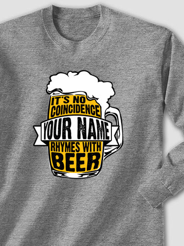 Rhymes With Beer : Printed Long Sleeves