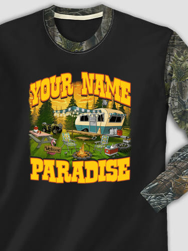Camper's Paradise : Printed 2-Tone Camo Long Sleeves