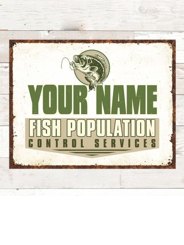 Fish Services : Tin Signs