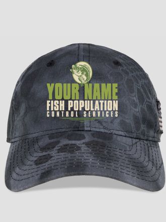 Fish Services : Embroidered Kryptek Tactical Camo Hats