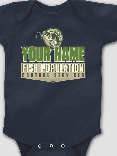 Fish Services : Printed Baby Bodysuits