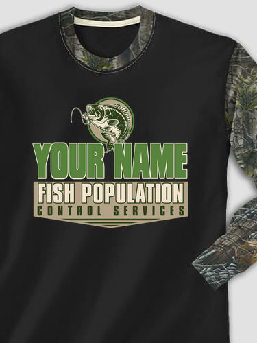 Fish Services : Printed 2-Tone Camo Long Sleeves