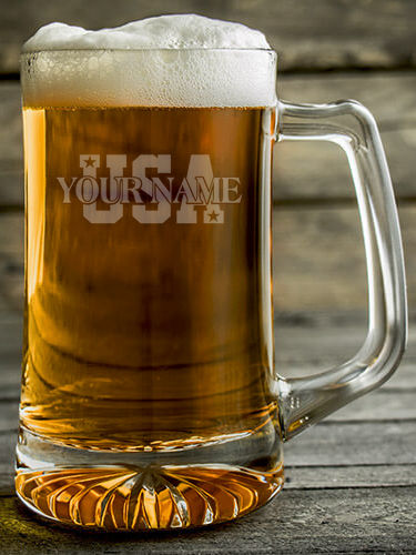 USA : Beer Mugs - Engraved