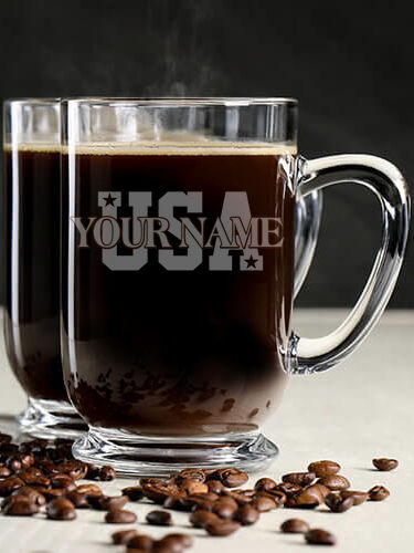USA : Coffee Mugs - Engraved