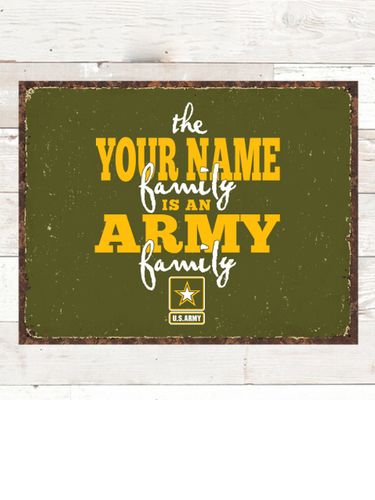Army Family : Tin Signs