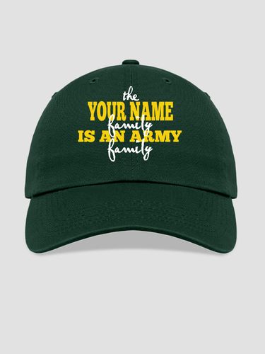 Army Family : Embroidered Baseball Hats