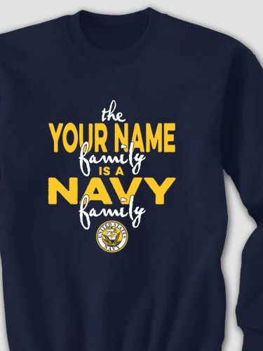 Navy Family : Printed Sweatshirts