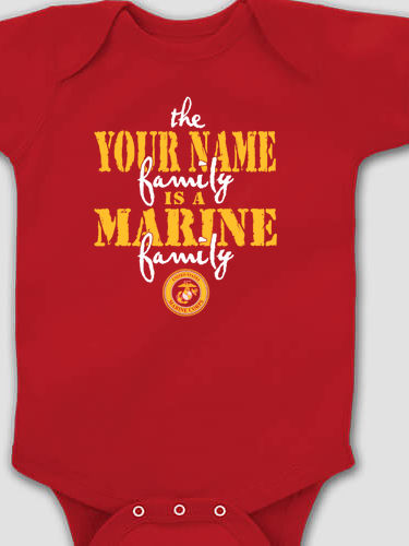 Marine Family : Printed Baby Bodysuits