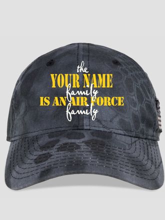 Air Force Family : Embroidered Kryptek Tactical Camo Hats