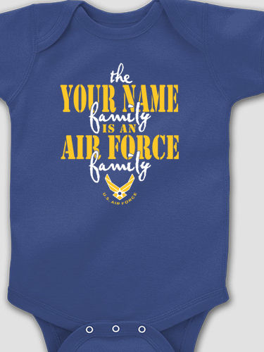 Air Force Family : Printed Baby Bodysuits