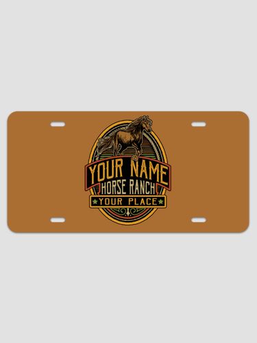Classic Horse Ranch : License Plates
