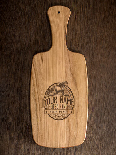 Classic Horse Ranch : Cheese Boards - Engraved