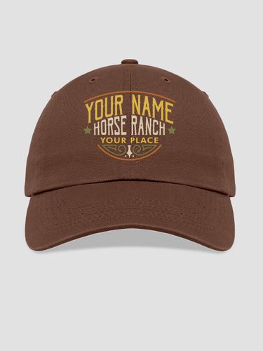 Classic Horse Ranch : Embroidered Baseball Hats