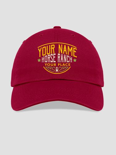 Classic Horse Ranch : Embroidered Baseball Hats