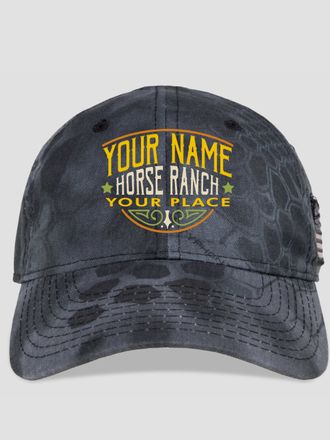 Classic Horse Ranch : Embroidered Kryptek Tactical Camo Hats