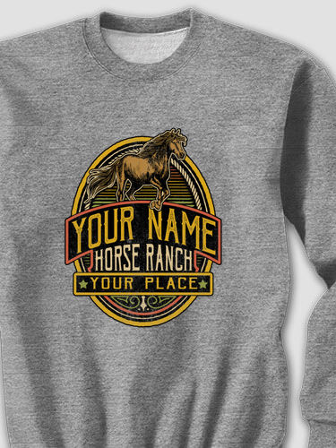 Classic Horse Ranch : Printed Sweatshirts
