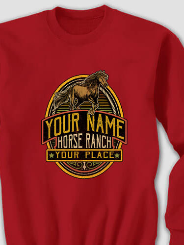 Classic Horse Ranch : Printed Sweatshirts