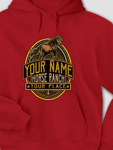 Classic Horse Ranch : Printed Hoodies