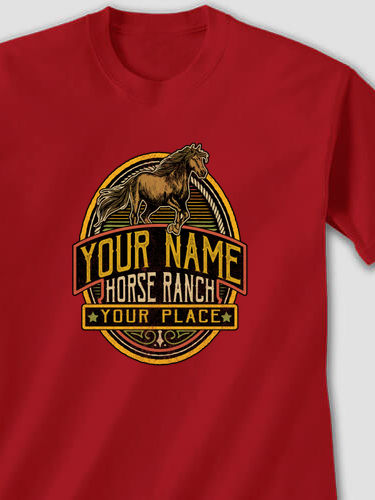 Classic Horse Ranch : Printed T-Shirts
