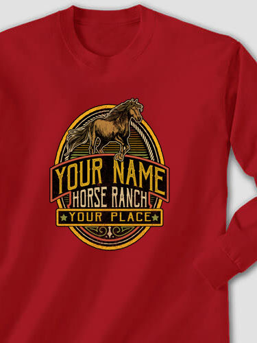 Classic Horse Ranch : Printed Long Sleeves