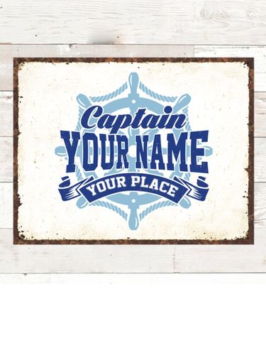 Vintage Captain : Tin Signs