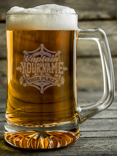 Vintage Captain : Beer Mugs - Engraved