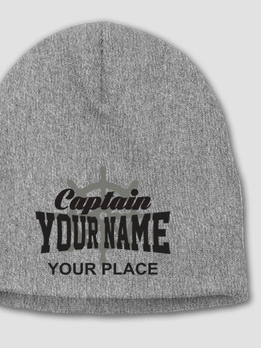 Vintage Captain : Embroidered Beanies