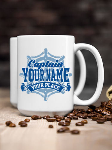 Vintage Captain : Ceramic Coffee Mugs