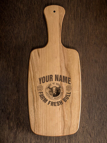 Farm Fresh Bull : Cheese Boards - Engraved