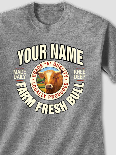 Farm Fresh Bull : Printed T-Shirts