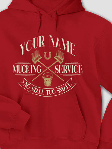 Vintage Mucking Service : Printed Hoodies