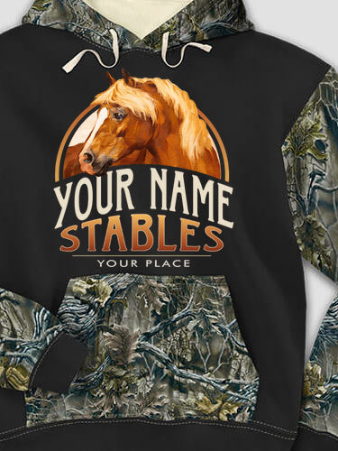 Classic Stables : Printed 2-Tone Camo Hoodies