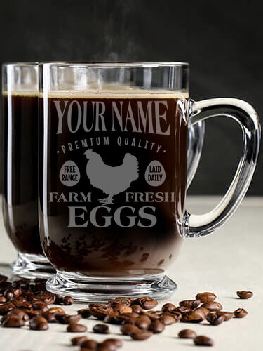Farm Fresh Eggs : Coffee Mugs - Engraved